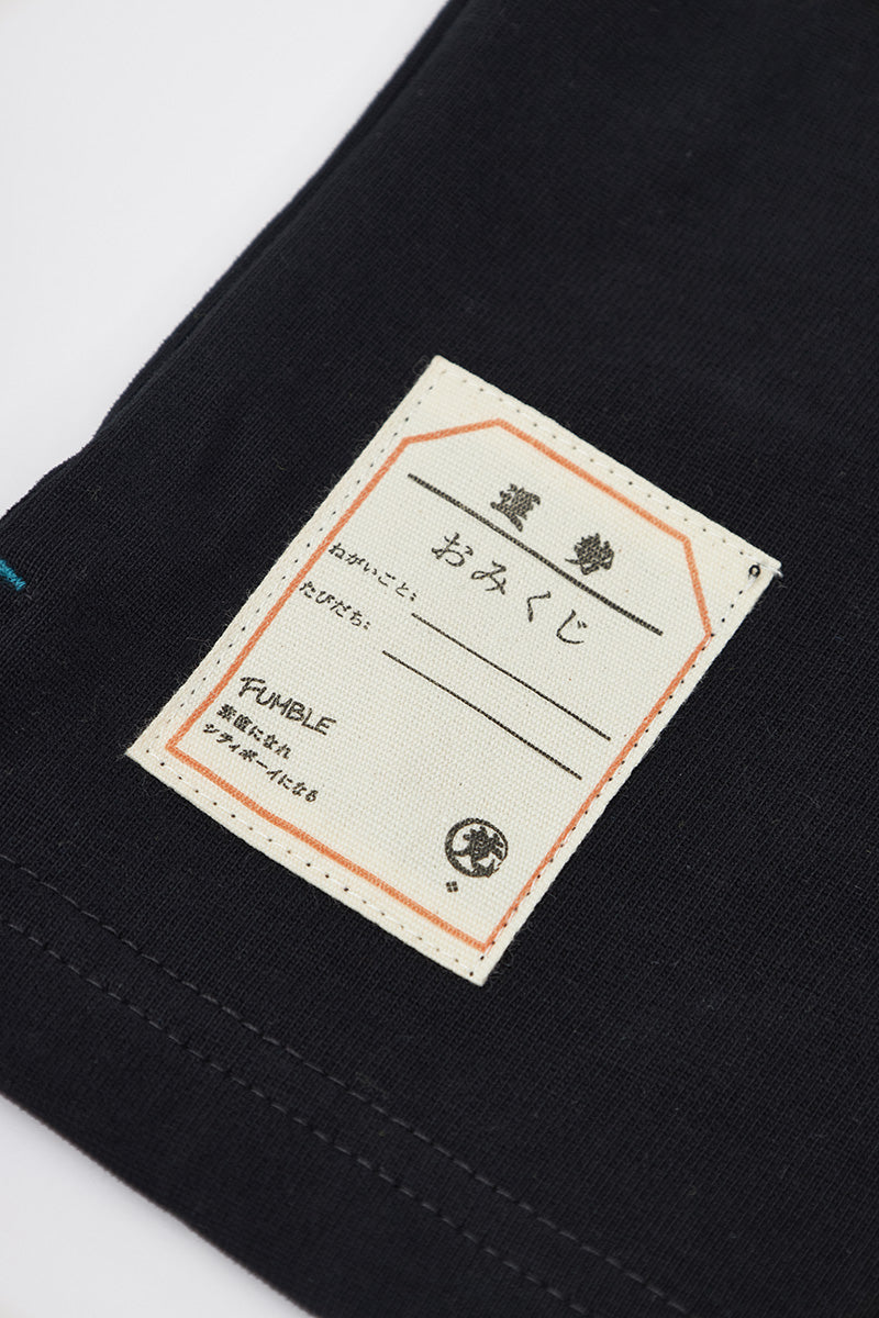 FUMBLE JP FUM LOGO LONG SLEEVE TEE - BLACK