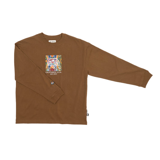 FXFW23-LS04 "reimagined" EMBROIDERED BOX LOGO LONG SLEEVE TEE