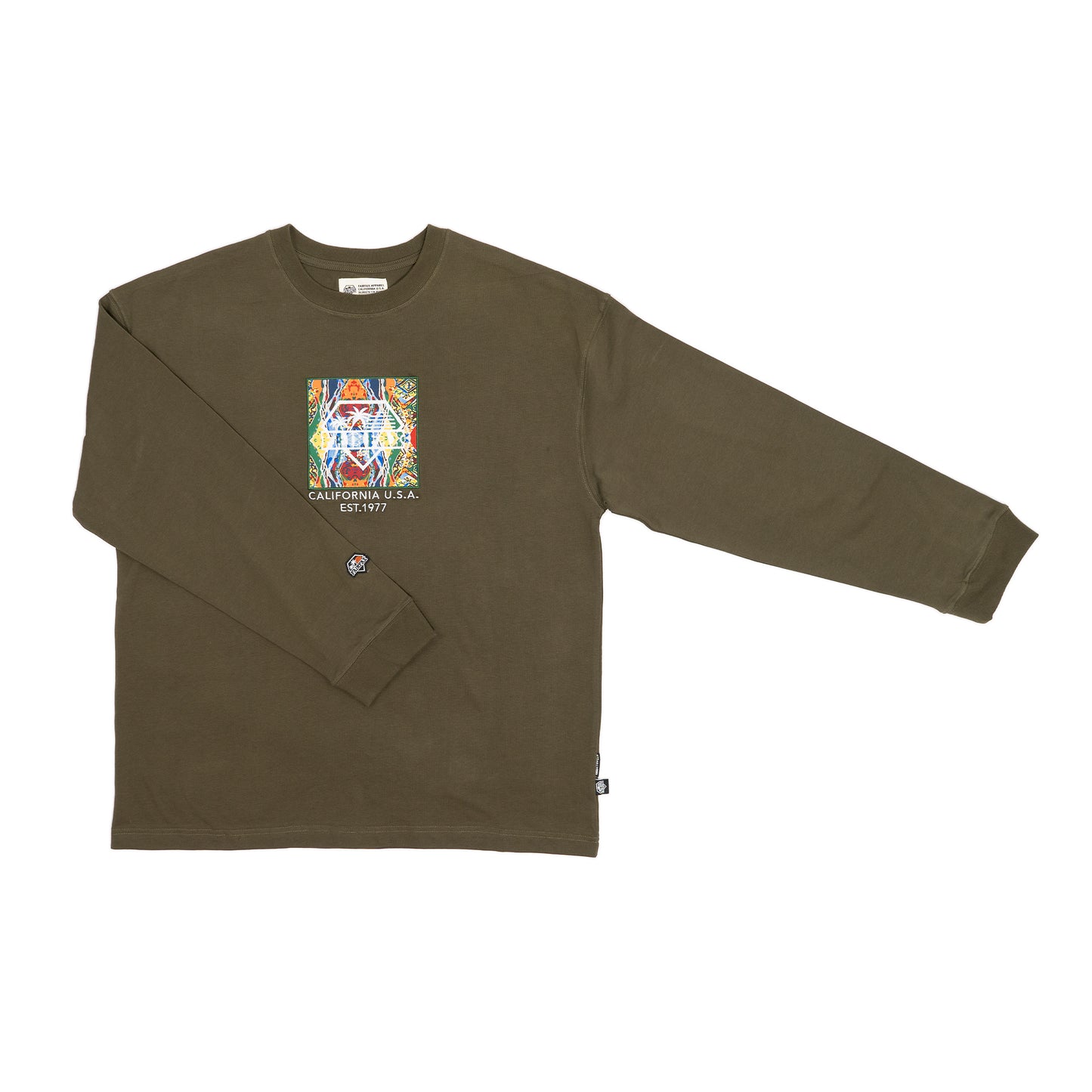 FXFW23-LS04 "reimagined" EMBROIDERED BOX LOGO LONG SLEEVE TEE