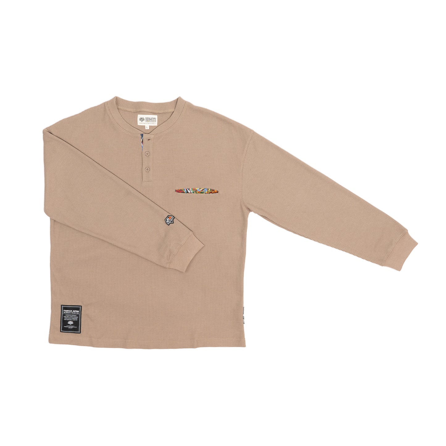 FXFW23-LS07 "reimagined" HENRY NECK LONG SLEEVE TEE