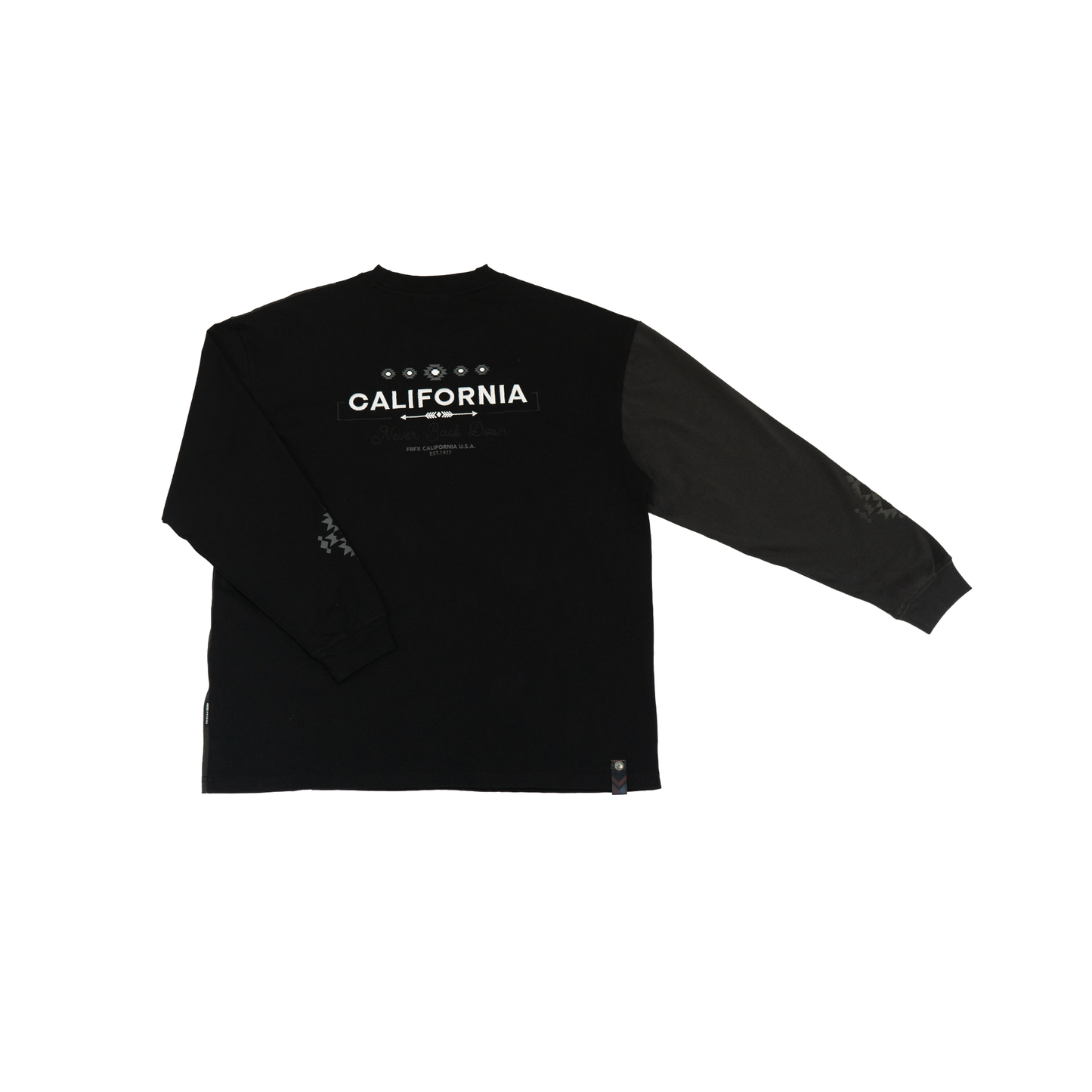 FAIRFAX NAVAJO COLOR BLOCKING L/S TEE - FFLT01_CE02