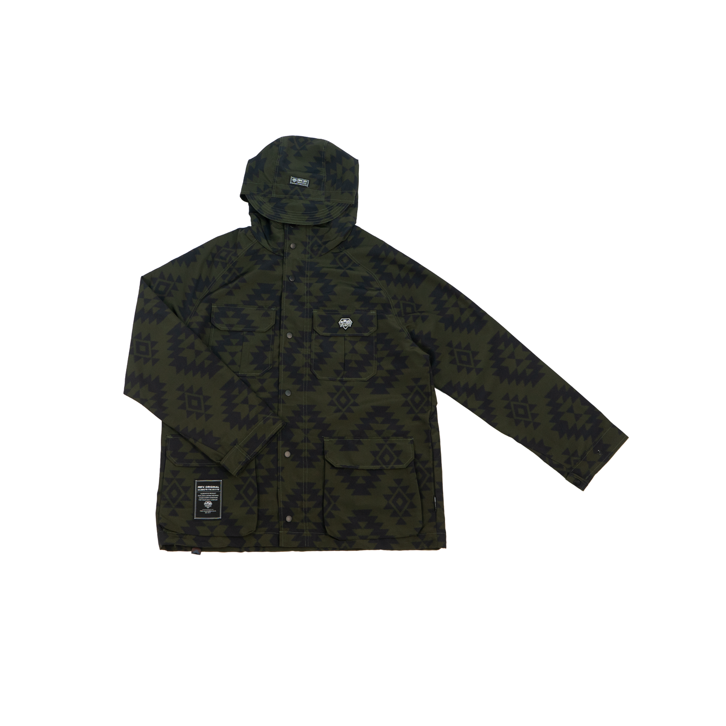 FAIRFAX NAVAJO ALLOVER PRINTED WINDBREAKER - FFJK09_CE2