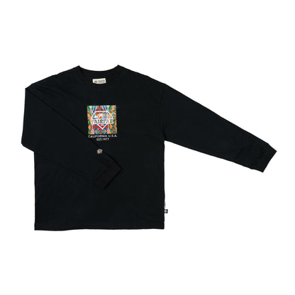 FXFW23-LS04 "reimagined" EMBROIDERED BOX LOGO LONG SLEEVE TEE
