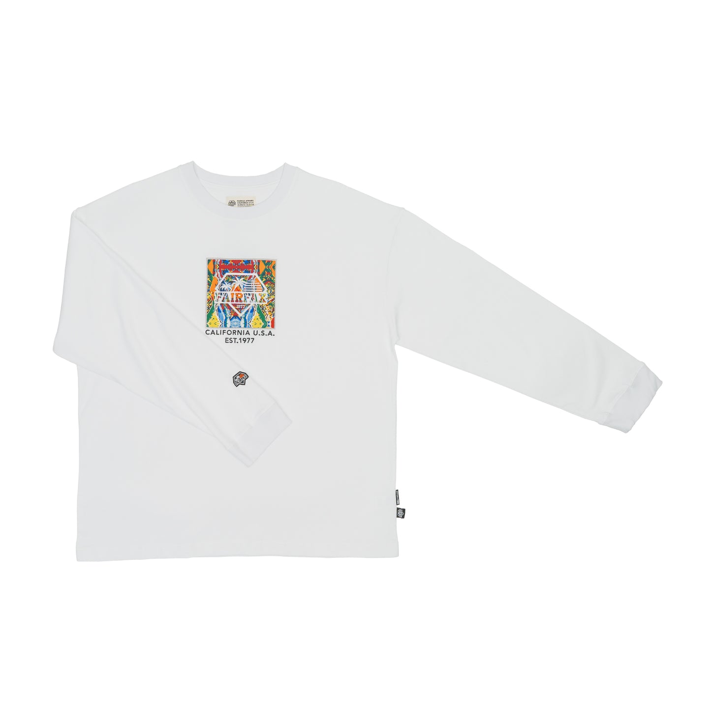 FXFW23-LS04 "reimagined" EMBROIDERED BOX LOGO LONG SLEEVE TEE