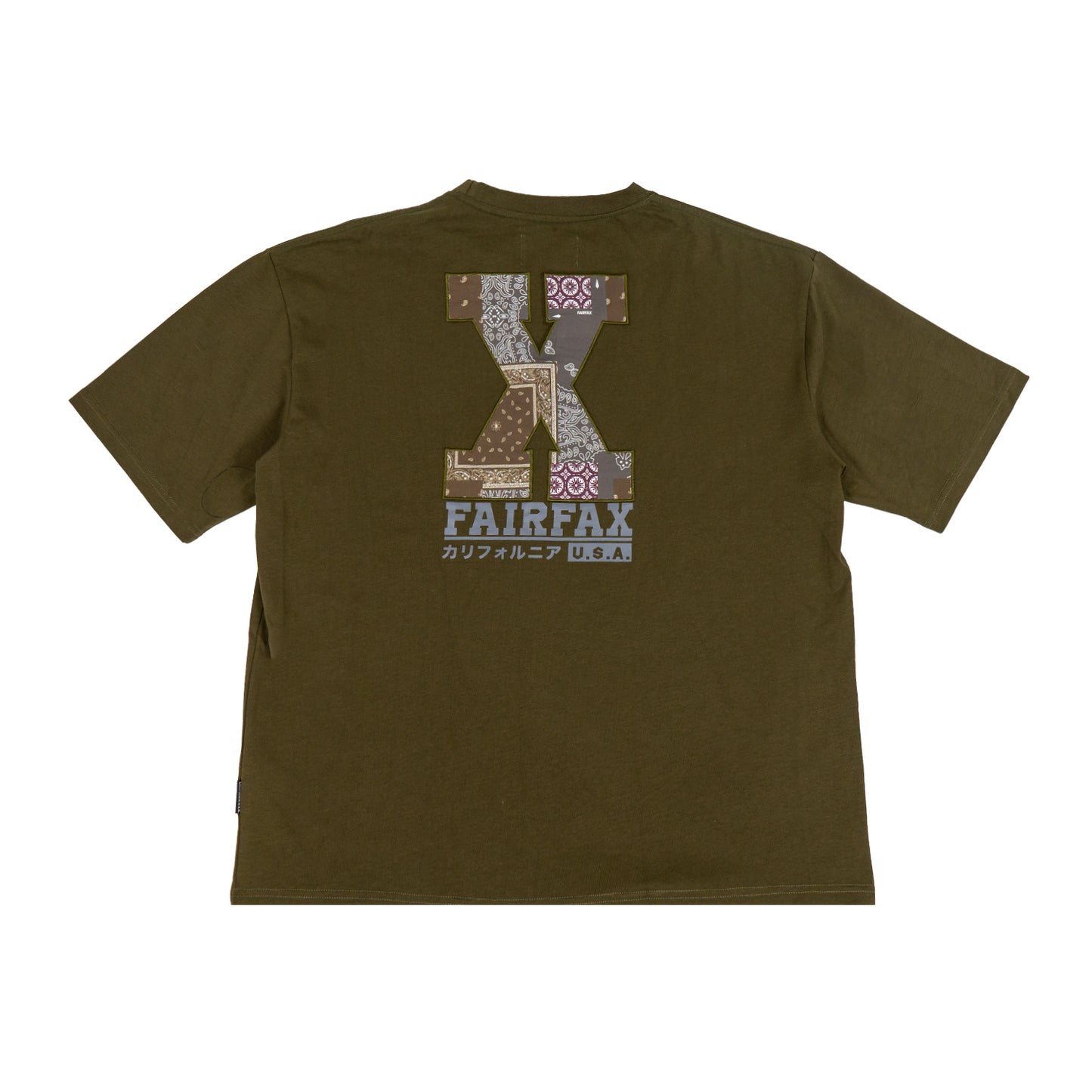 FXSS23-TE12 PATCHWORK BANDANA X TEE