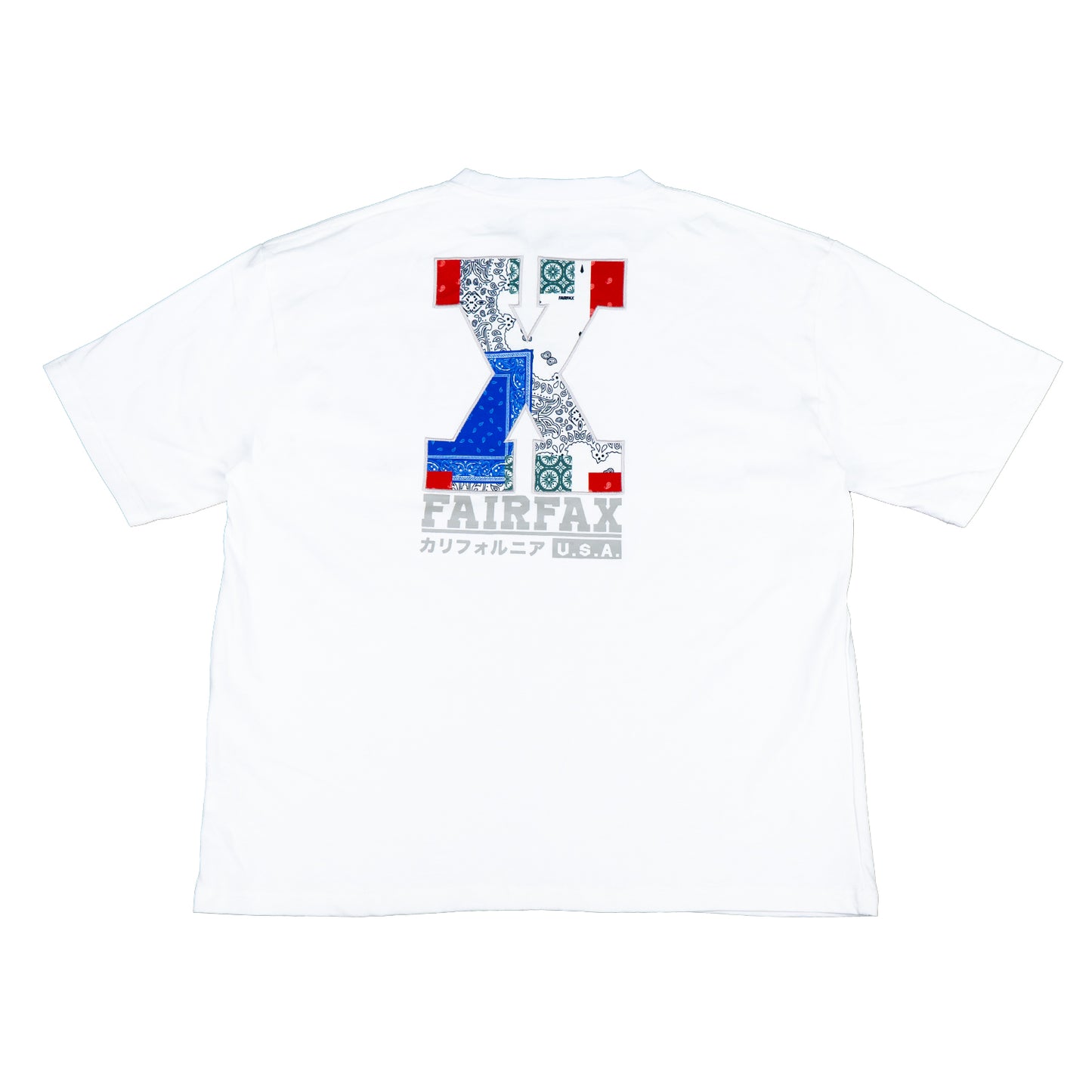 FXSS23-TE12 PATCHWORK BANDANA X TEE
