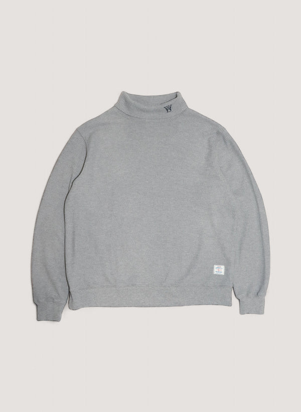 WOODBLOCK THERMAL TURTLE NECK - GREY