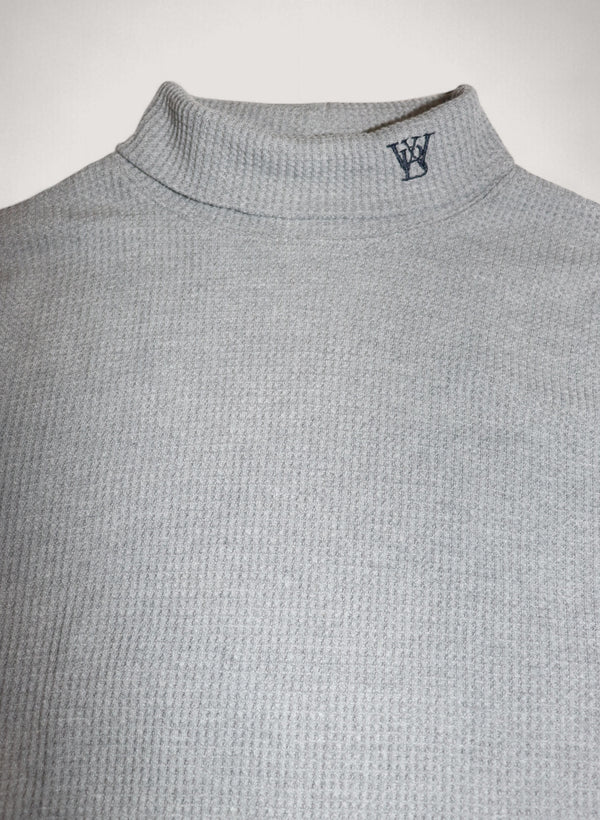 WOODBLOCK THERMAL TURTLE NECK - GREY
