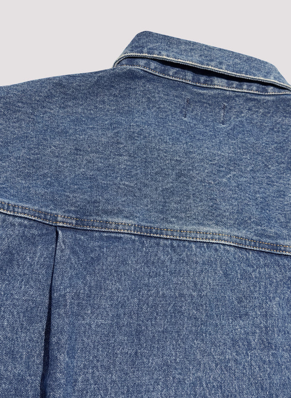 WOODBLOCK 2ND TYPE DENIM JACKET - LIGHT INDIGO