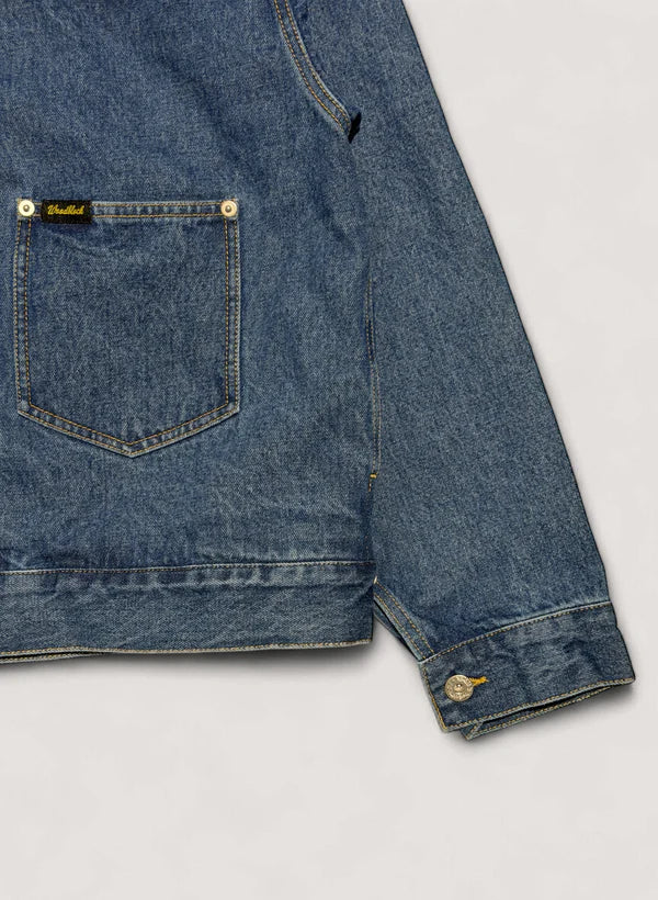 WOODBLOCK 2ND TYPE DENIM JACKET - LIGHT INDIGO