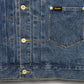 WOODBLOCK 2ND TYPE DENIM JACKET - LIGHT INDIGO