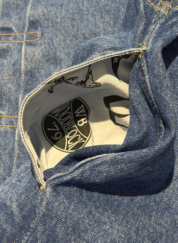 WOODBLOCK 2ND TYPE DENIM JACKET - LIGHT INDIGO