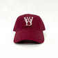 WOODBLOCK WB CLASSIC LOGO CAP - BURGUNDY