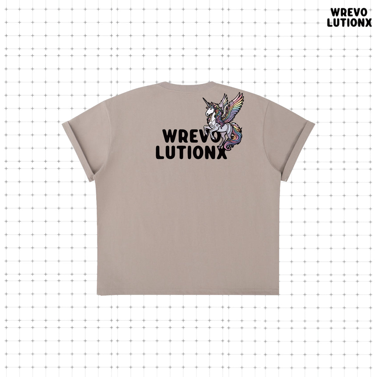 WREVOLUTIONX Classic Animals - Beige Heavy‑Weight T-Shirt (Taiwanese Baseball Animals)