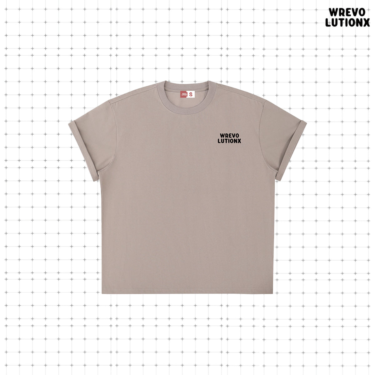WREVOLUTIONX Classic Animals - Beige Heavy‑Weight T-Shirt (Taiwanese Baseball Animals)