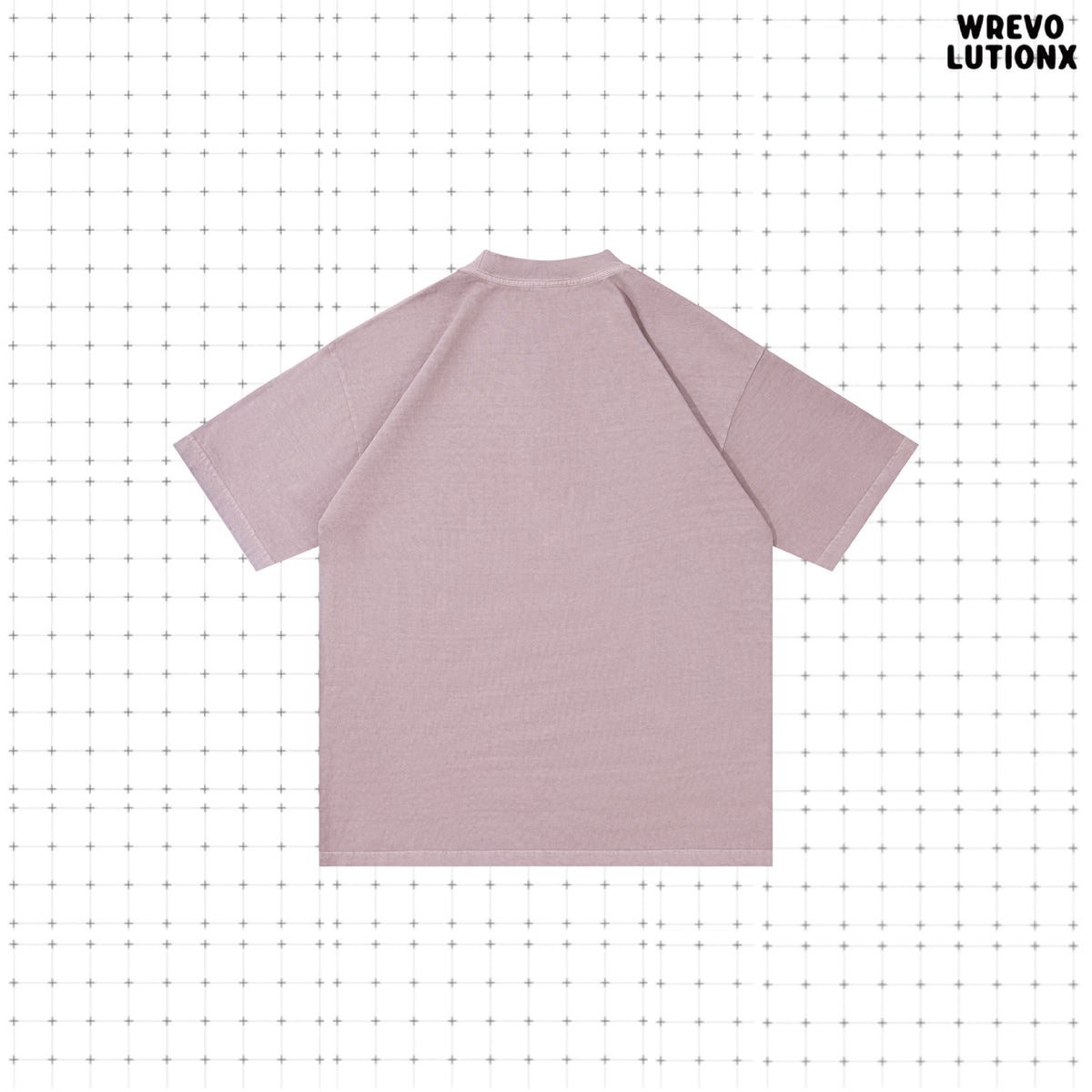 WREVOLUTIONX Classic Animals - Dusty Pink Denim-Washed Heavy-Weight T-Shirt (Winged Pegasus)
