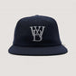 WOODBLOCK CLASSIC WB LOGO WOOL CAP - NAVY