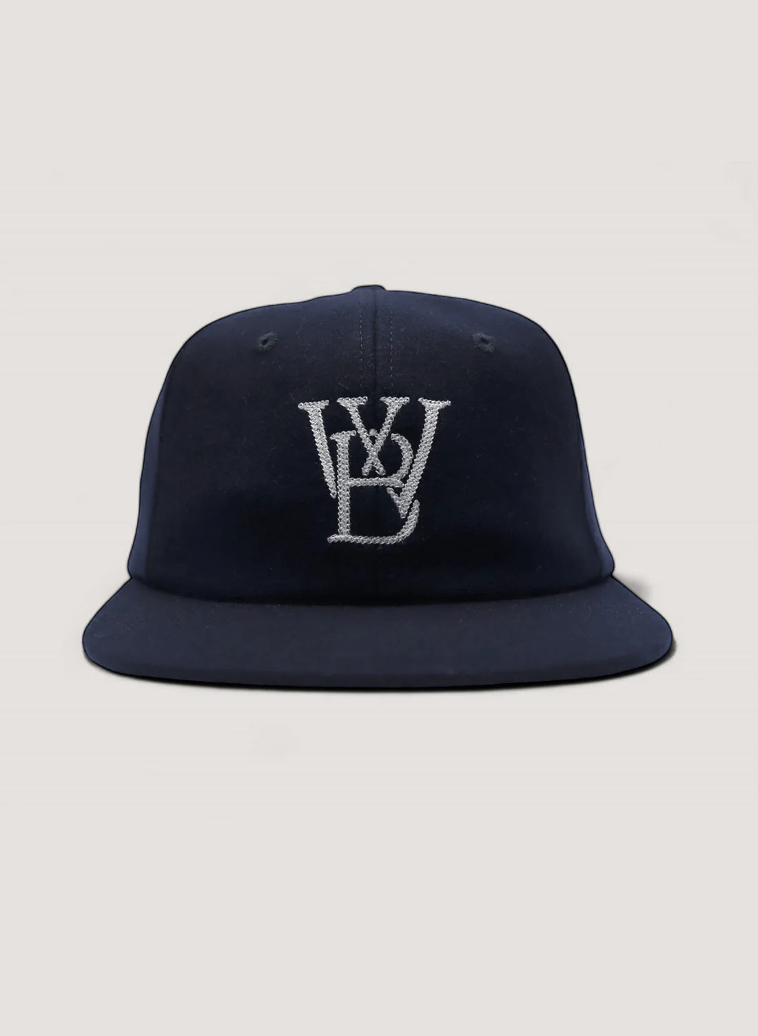 WOODBLOCK CLASSIC WB LOGO WOOL CAP - NAVY