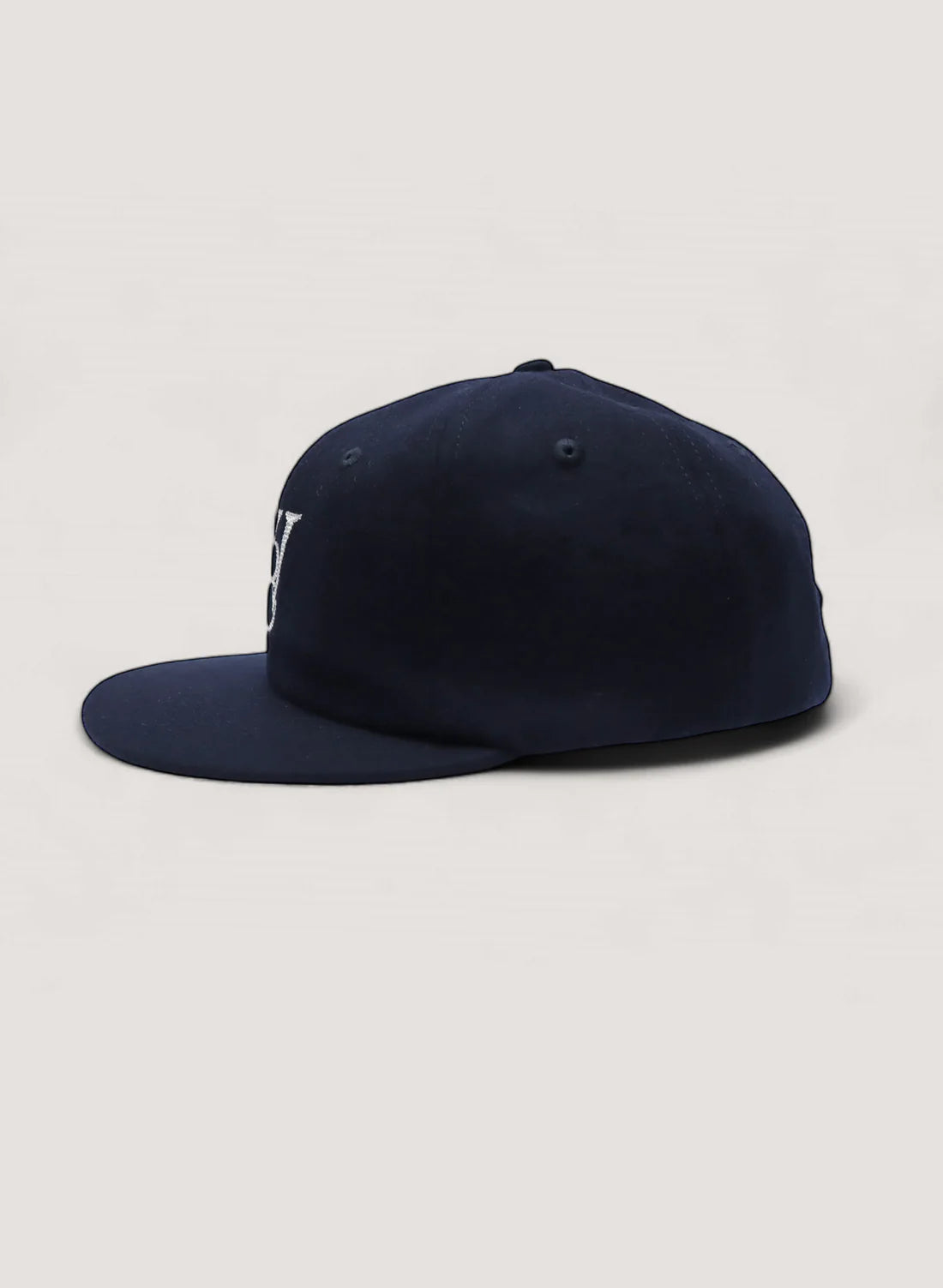 WOODBLOCK CLASSIC WB LOGO WOOL CAP - NAVY