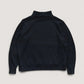 WOODBLOCK THERMAL TURTLE NECK - NAVY