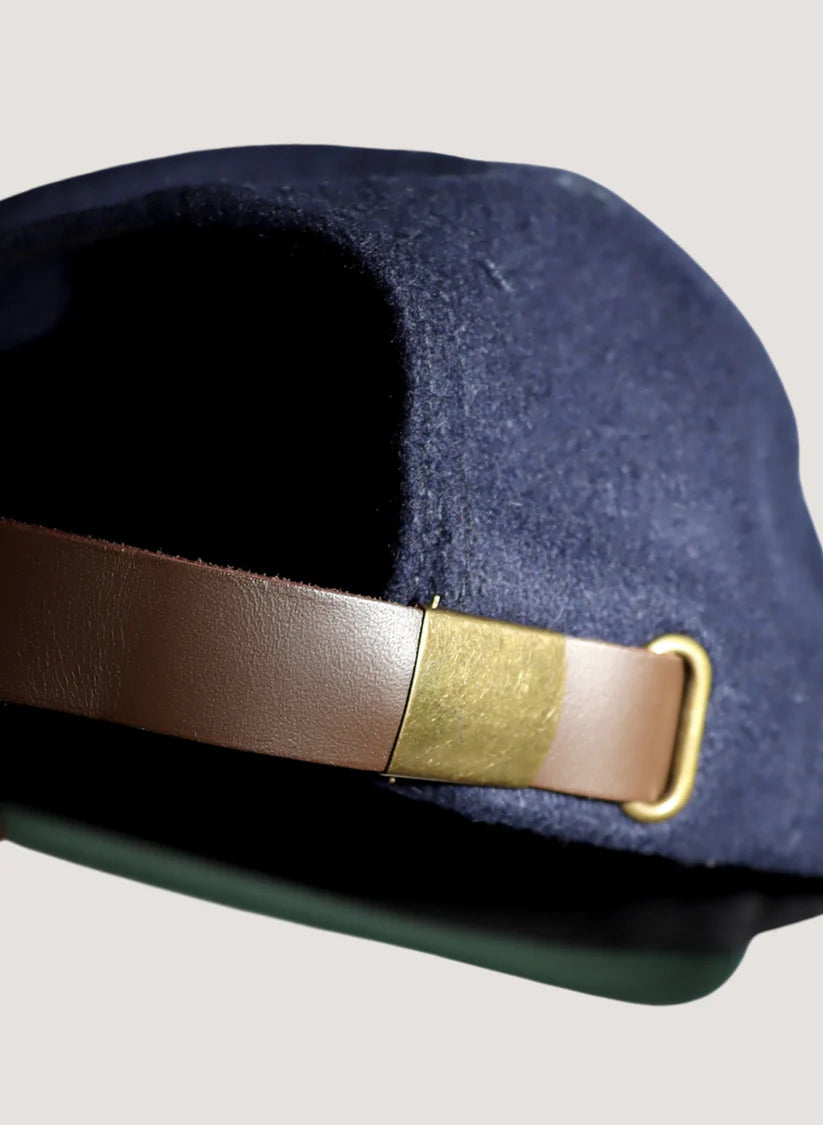 WOODBLOCK CLASSIC WB LOGO WOOL CAP - NAVY