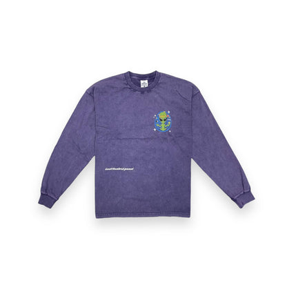 2ND CLOSET “LOST CONTROL” ACID WASHED L/S T-SHIRT