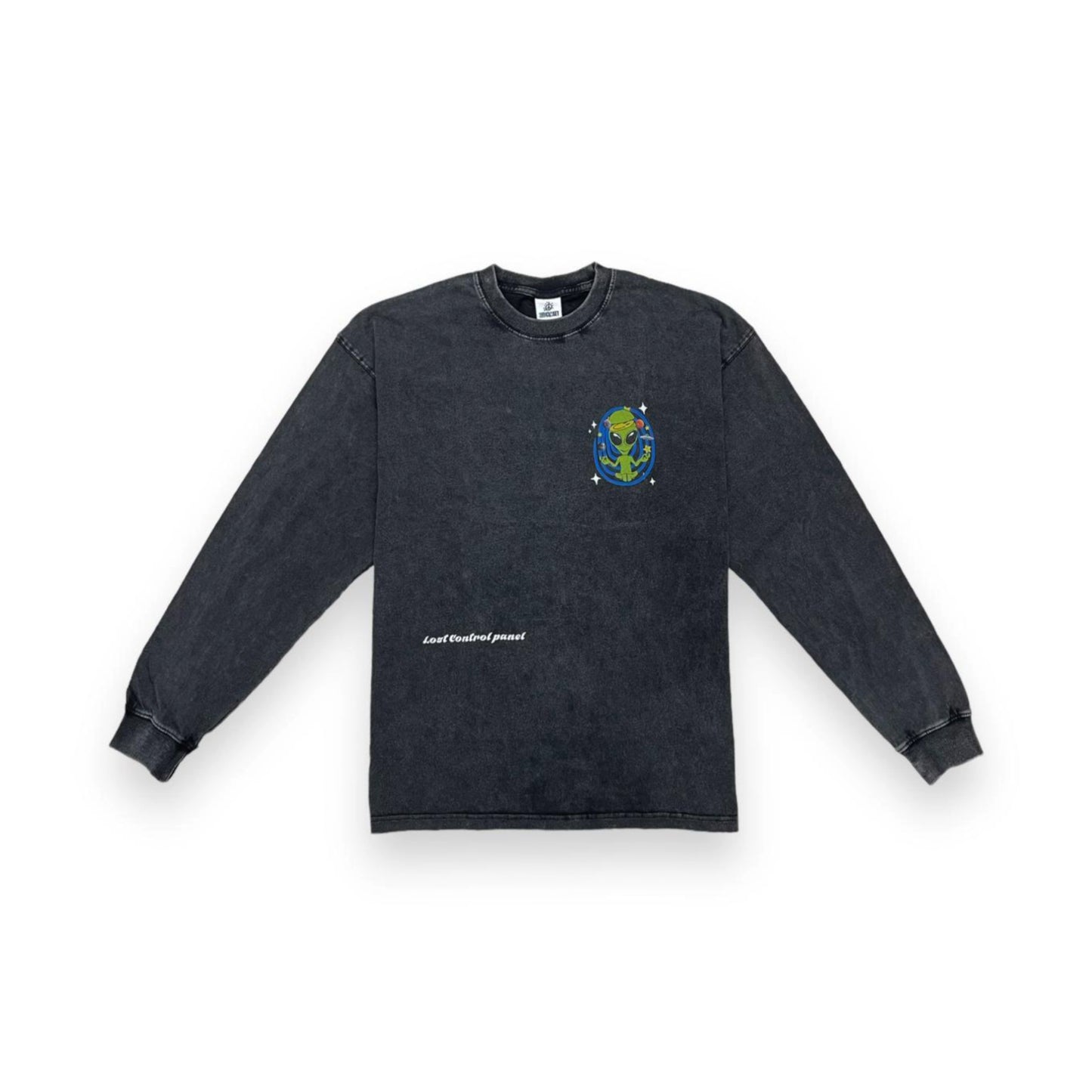 2ND CLOSET “LOST CONTROL” ACID WASHED L/S T-SHIRT