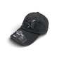 "TECHNO" WASHED DAMAGED CAP