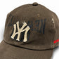 “NEW YOUTH CITY” APPLIQUE WASHED CAP