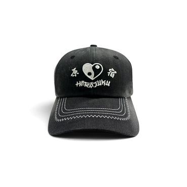 “BALANCE HEART” HARAJUKU WASHED CAP