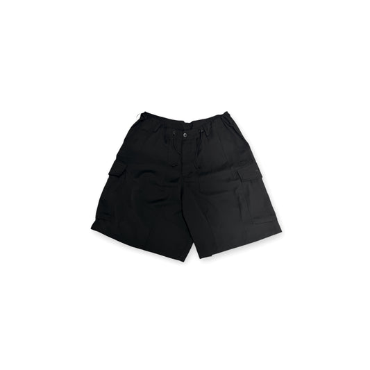 “SMILEY FACE” ENZYME WASHED SWEAT SHORTS