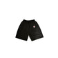“SMILEY FACE” ENZYME WASHED SWEAT SHORTS