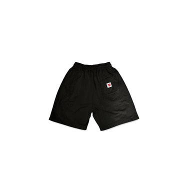 “SMILEY FACE” ENZYME WASHED SWEAT SHORTS