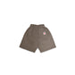 “SMILEY FACE” ENZYME WASHED SWEAT SHORTS