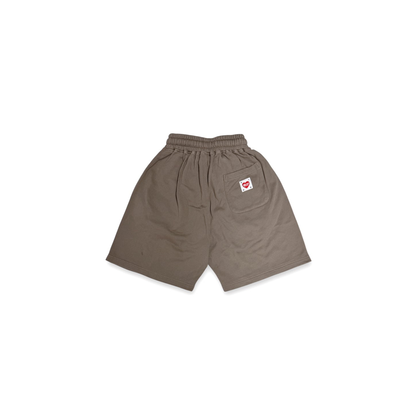 “SMILEY FACE” ENZYME WASHED SWEAT SHORTS
