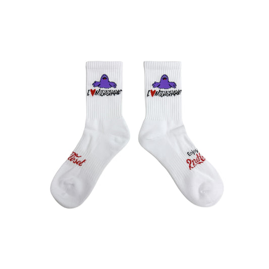 "I LOVE MILKSHAKE" SOCKS