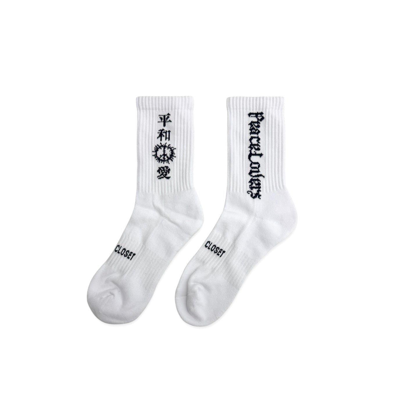 “PEACE LOVER LOGO” SOCKS