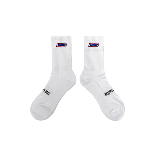 "SECOND" LOGO SOCKS