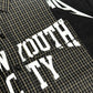 “NEW YOUTH CITY” REWORKED SHIRT-COLLAR T-SHIRT