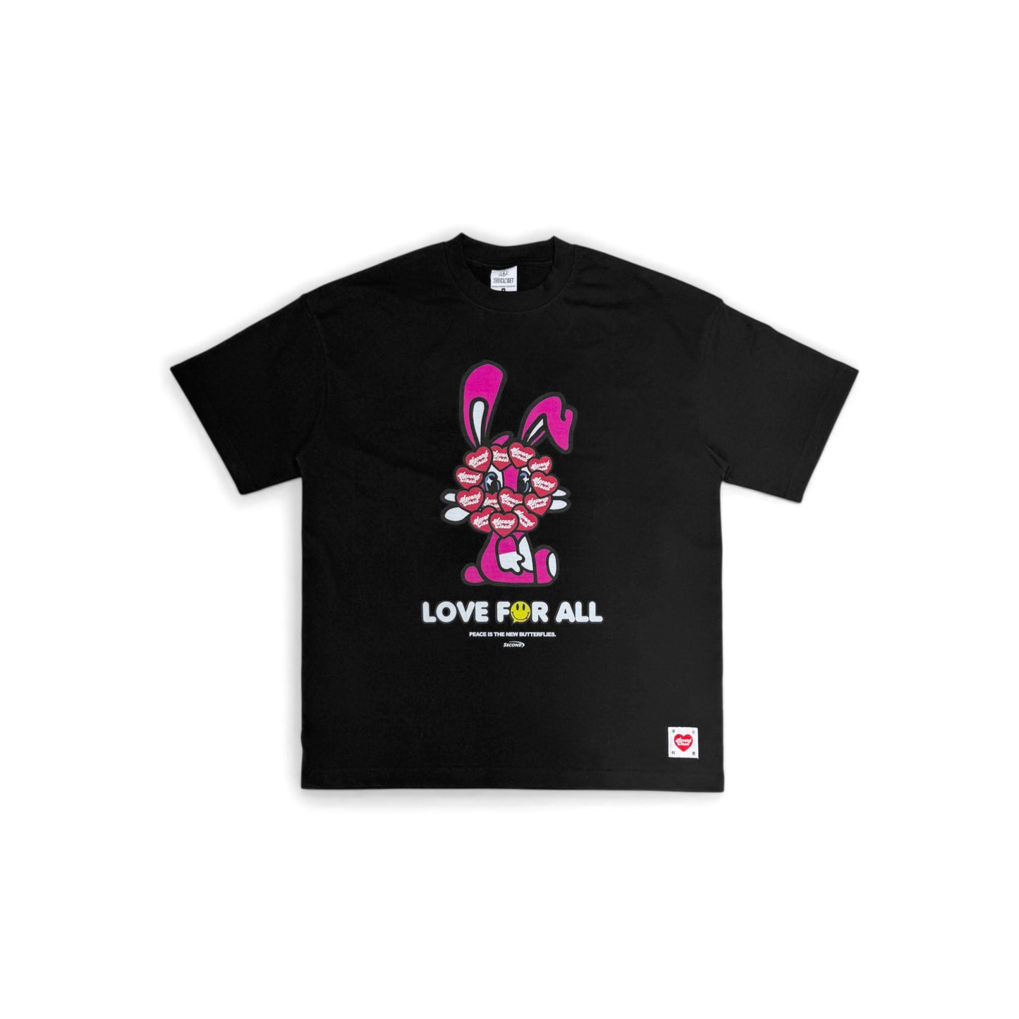 “LOVE FOR ALL” SECOND RABBIT T-SHIRT