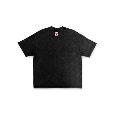 “PEACE LOVERS SMILEY”WASHED T-SHIRT