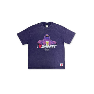 "I LOVE MILKSHAKE" WASHED T-SHIRT