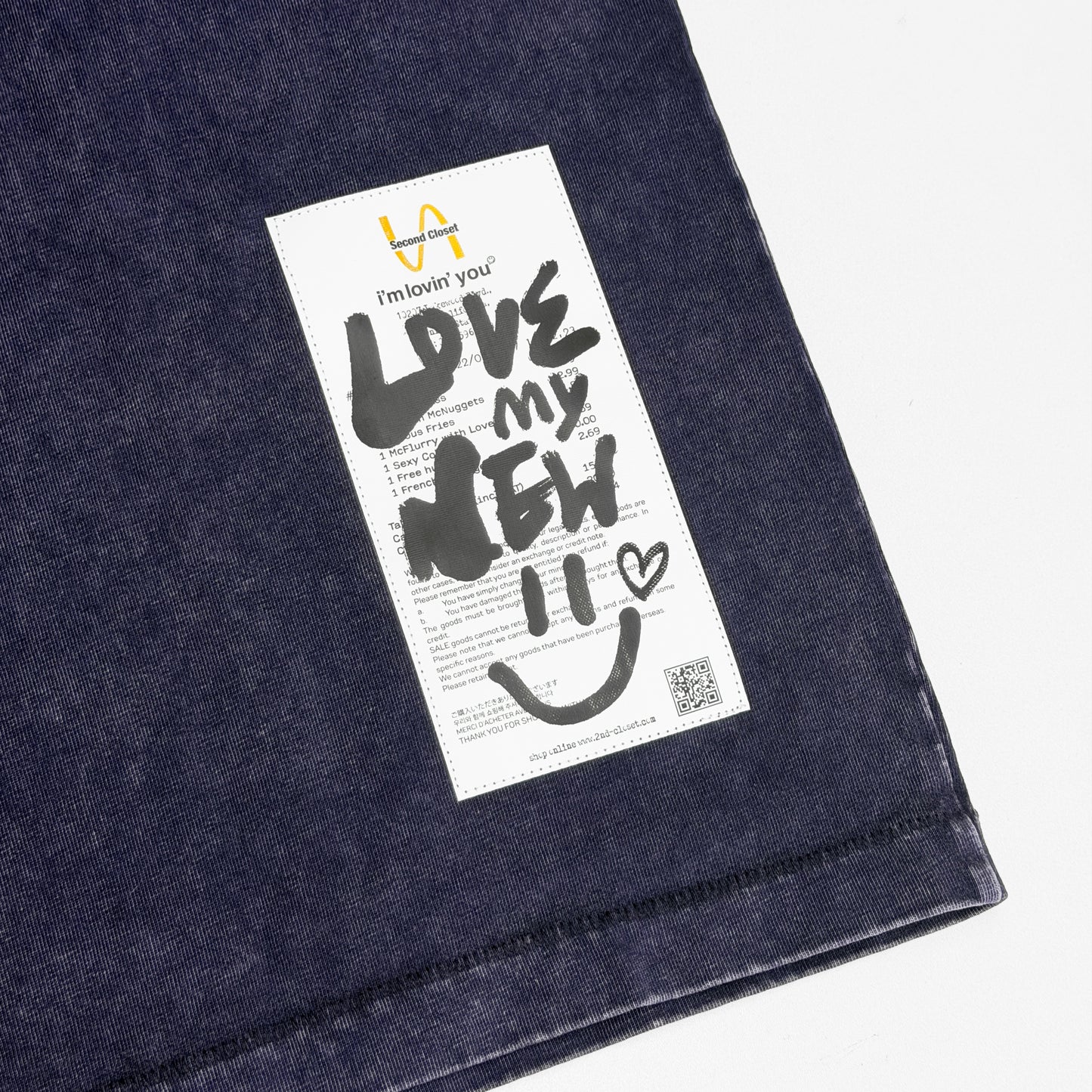 "I LOVE MILKSHAKE" WASHED T-SHIRT