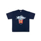 “NY LOVE FRIES” PRINTED WASHED T-SHIRT