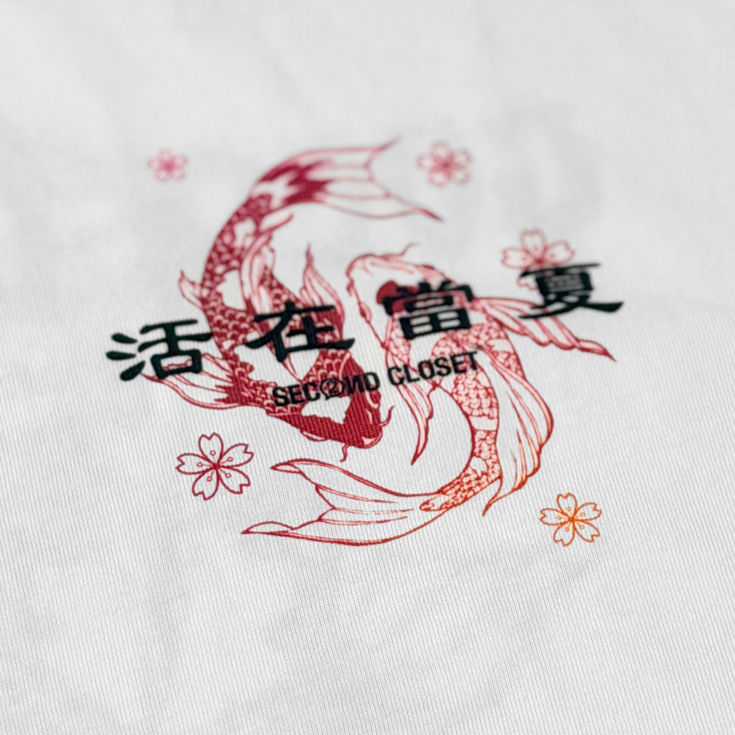 “GOLDFISH STREET”WASHED T-SHIRT
