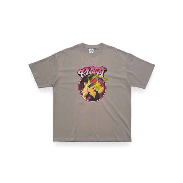 2ND CLOSET "THE SHOW MUST GO ON" PRINTED T-SHIRT