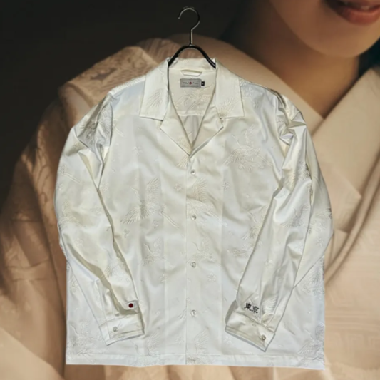 WHITE JAPAN PROJECT - UCHIKAKE MUKU LS SHIRT