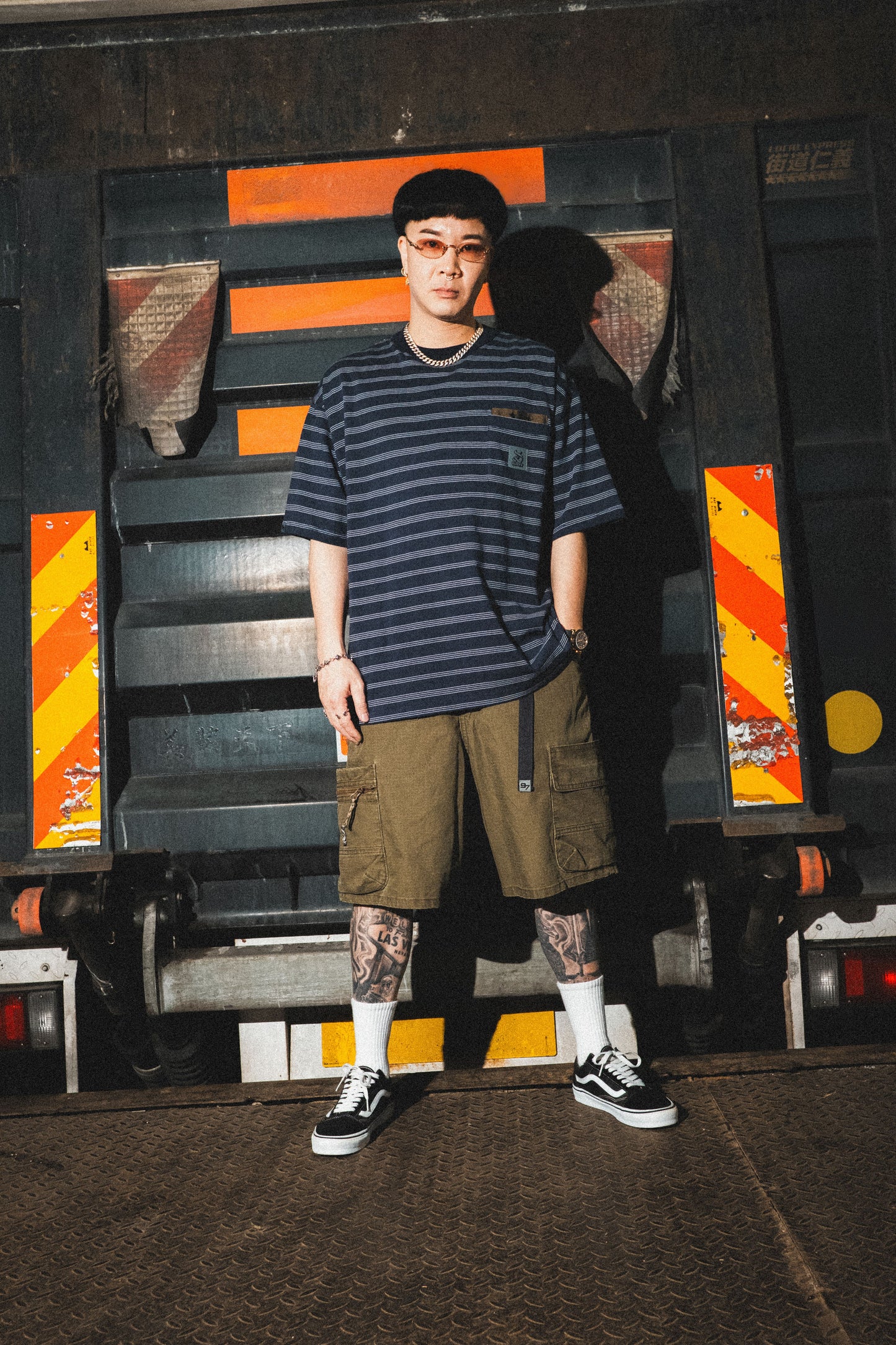 DUSTY STRIPE TEE