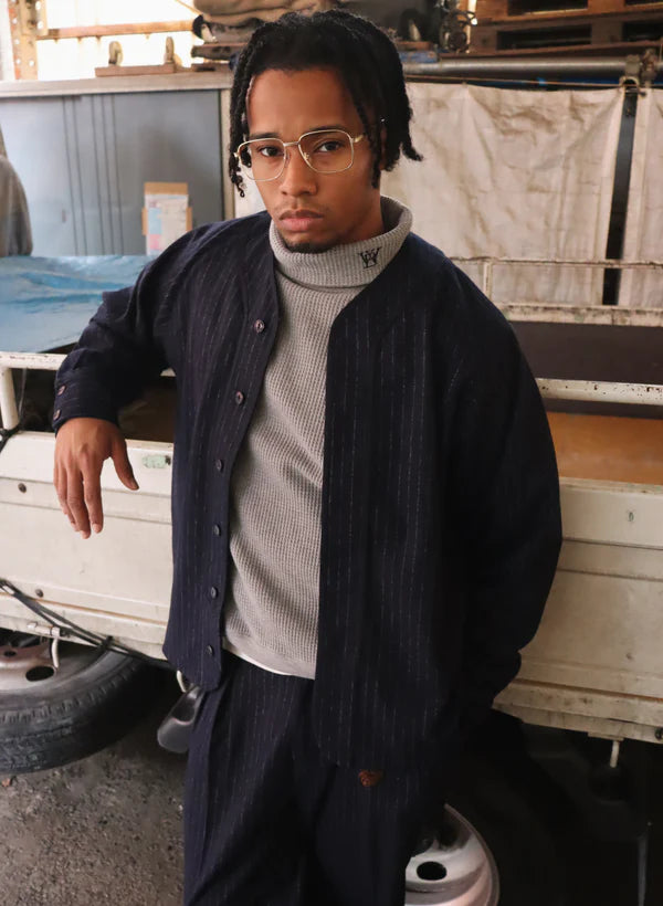 WOODBLOCK THERMAL TURTLE NECK - GREY