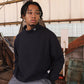 WOODBLOCK THERMAL TURTLE NECK - NAVY